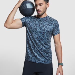 Camiseta técnica de manga corta estampada ASSEN 0201