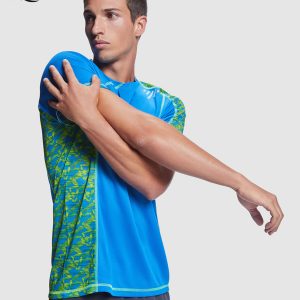 Camiseta técnica de manga raglán con paneles sublimados. SOCHI 0426