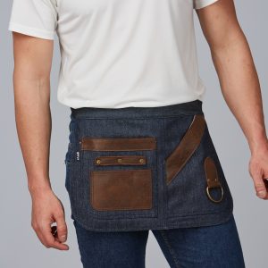 DELANTAL CORTO VAQUERO Y PIEL 100003