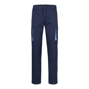 PANTALÓN STRETCH BICOLOR 103024S azul navy/bicolor