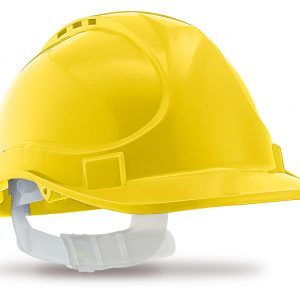 Mod. "STRIKE". Casco de protección cierre de cinta. Color Amarillo. 2088CBY
